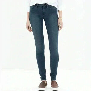 Madewell Legging Jeans in Arctic Blue High Rise Skinny Denim Sz 27